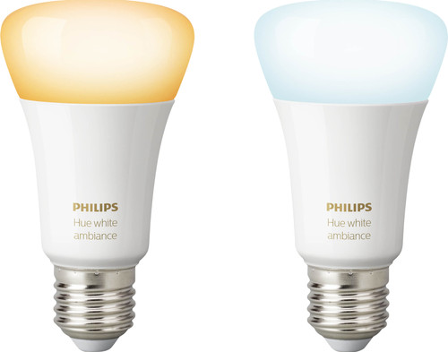 Philips Hue White Ambiance E27 Bluetooth Duo Pack